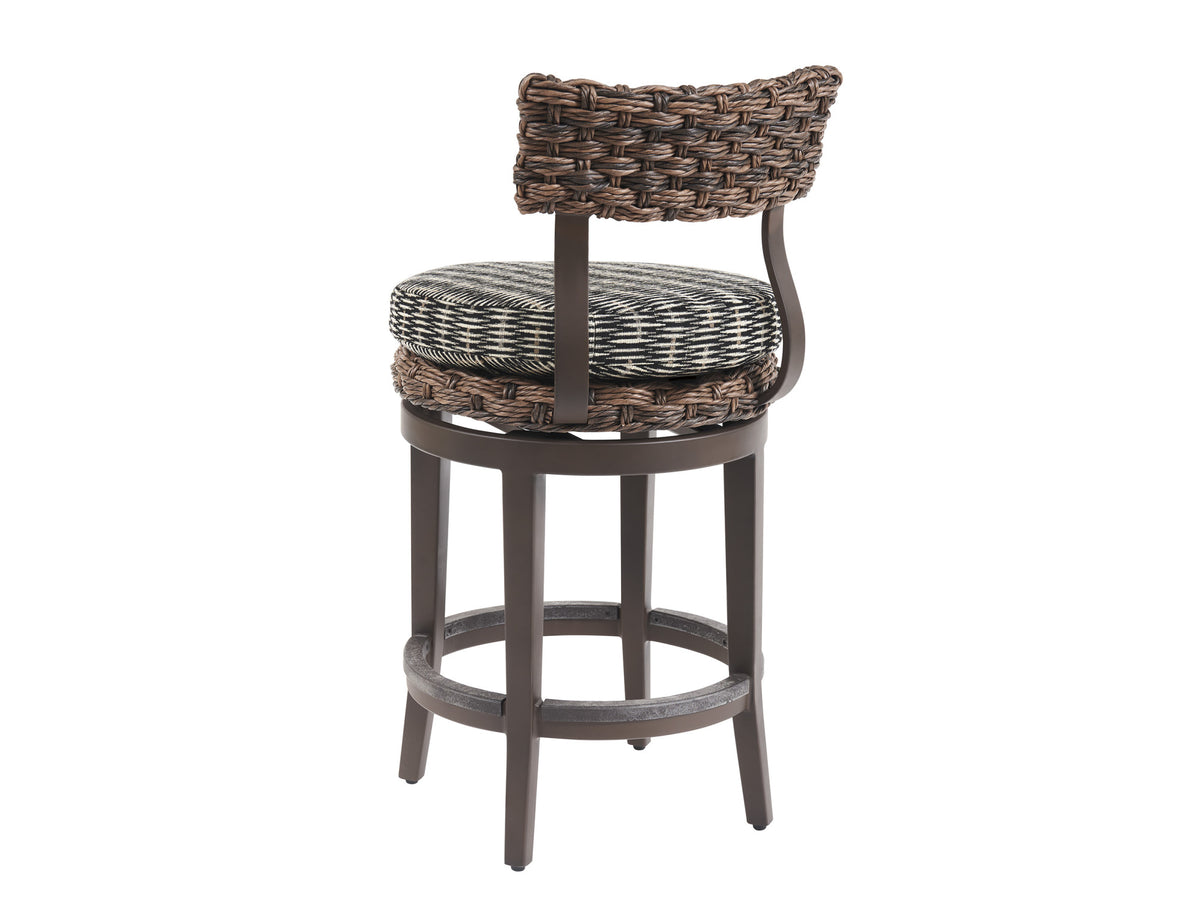 Tommy Bahama Outdoor Kilimanjaro Swivel Counter Stool — View 3