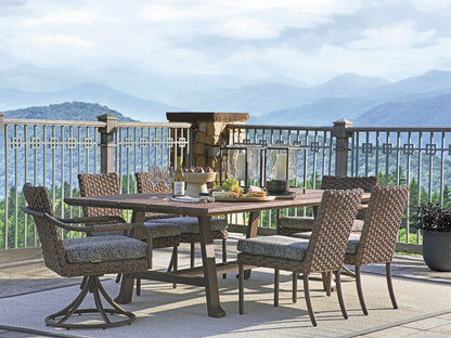 Tommy Bahama Outdoor Kilimanjaro Swivel Rocker Dining Chair — View 3