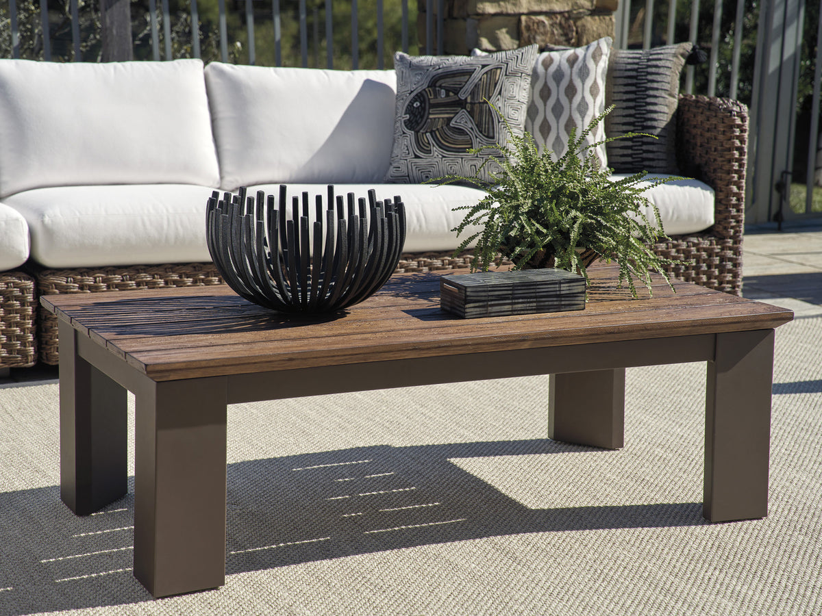 Tommy Bahama Outdoor Kilimanjaro Rect Cocktail Table — View 2