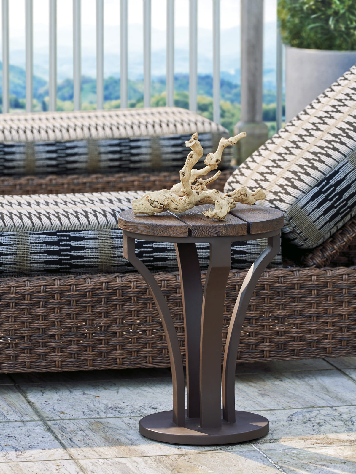 Tommy Bahama Outdoor Kilimanjaro Accent Table — View 2