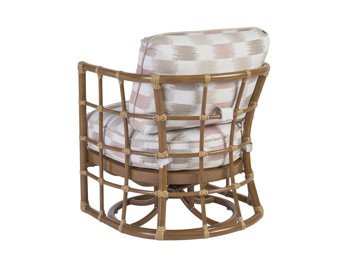 Tommy Bahama Outdoor Sandpiper Bay Swivel Chair — View 3
