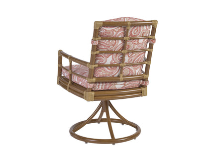 Tommy Bahama Outdoor Sandpiper Bay Swivel Rocker Dining Chair — View 4