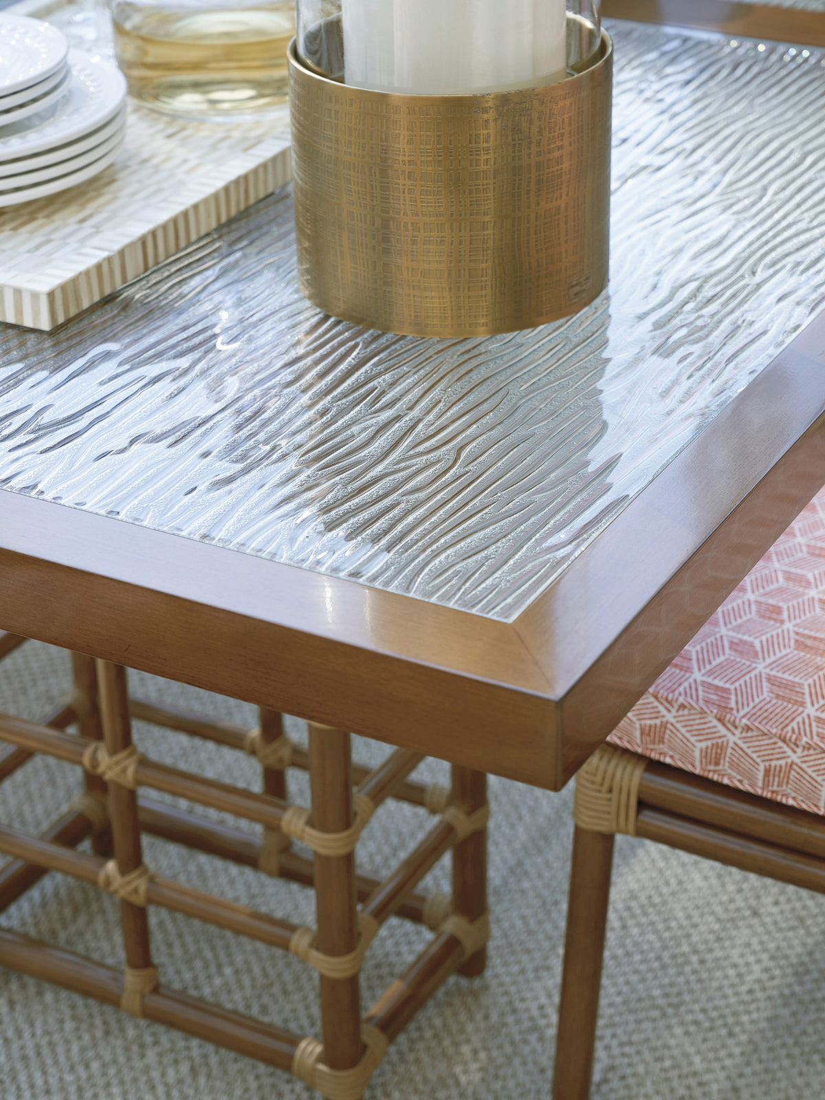 Tommy Bahama Outdoor Sandpiper Bay Rectangular Dining Table — View 3