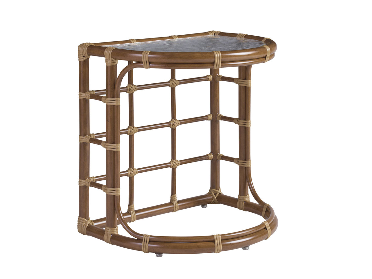 Tommy Bahama Outdoor Sandpiper Bay Demilune End Table