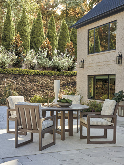 Tommy Bahama Outdoor Mozambique Round Dining Table — View 2