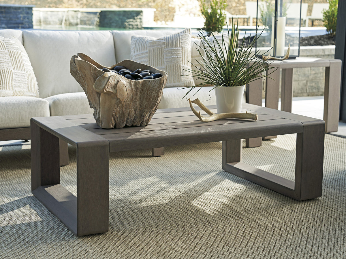 Tommy Bahama Outdoor Mozambique Rect Cocktail Table — View 2