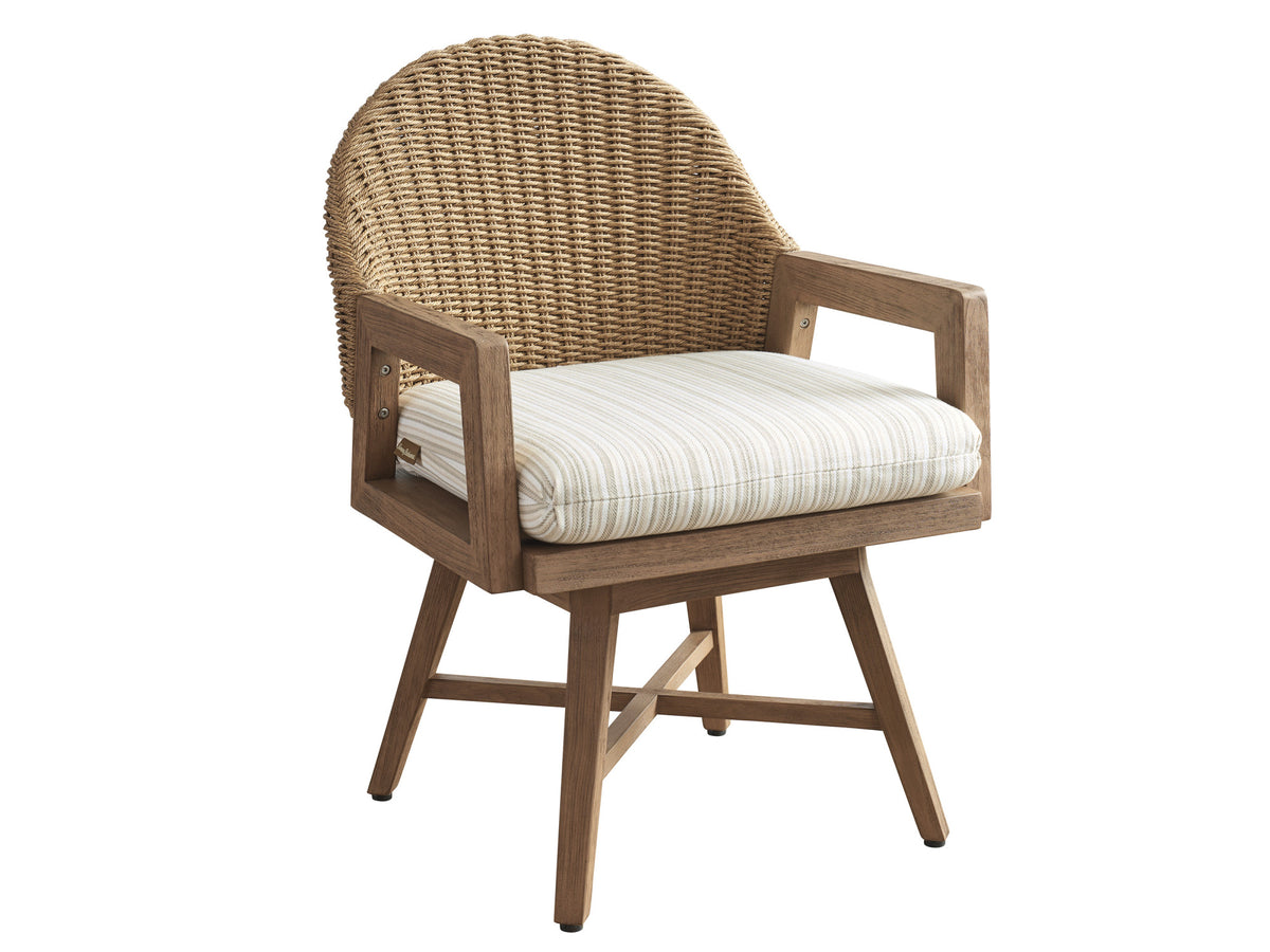 Tommy Bahama Outdoor Isle Of Palms Swivel Dining Chair