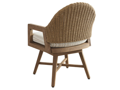 Tommy Bahama Outdoor Isle Of Palms Swivel Dining Chair — View 4