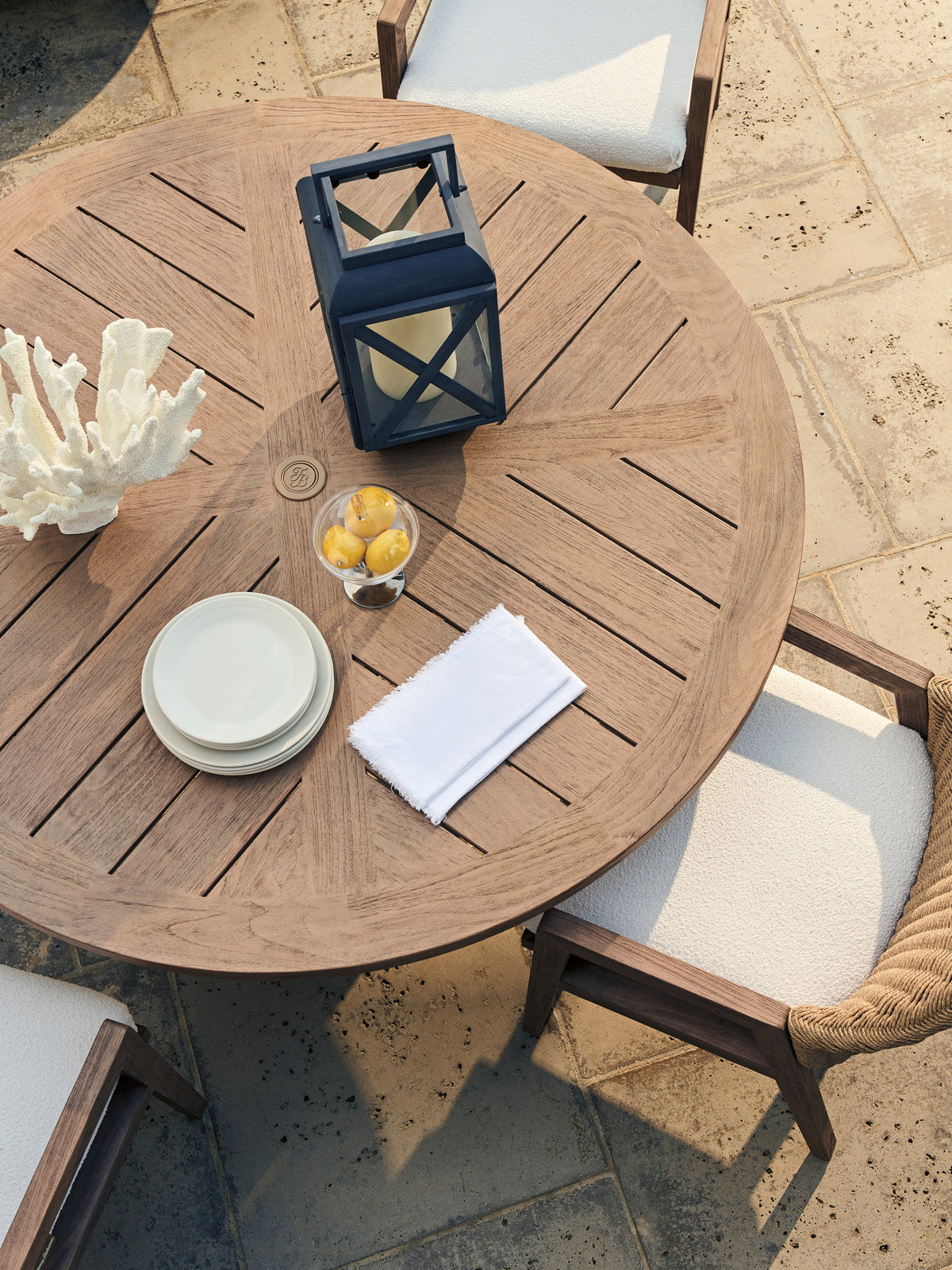 Tommy Bahama Outdoor Isle Of Palms Round Dining Table — View 3