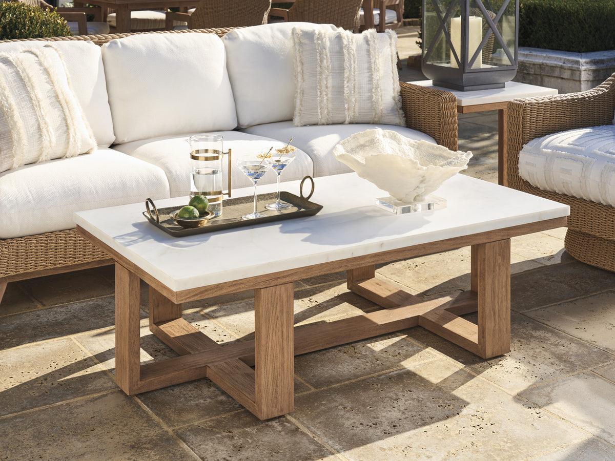 Tommy Bahama Outdoor Isle Of Palms Rectangular Cocktail Table — View 2