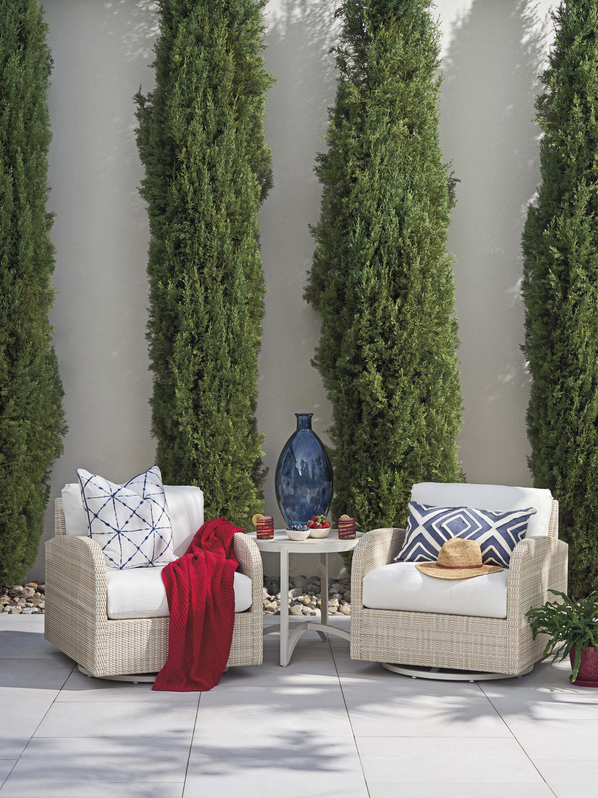 Tommy Bahama Outdoor Sand Dune Round End Table — View 3