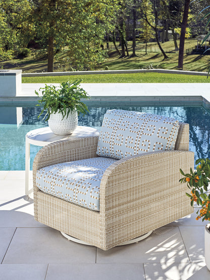 Tommy Bahama Outdoor Sand Dune Swivel Lounge Chair — View 2