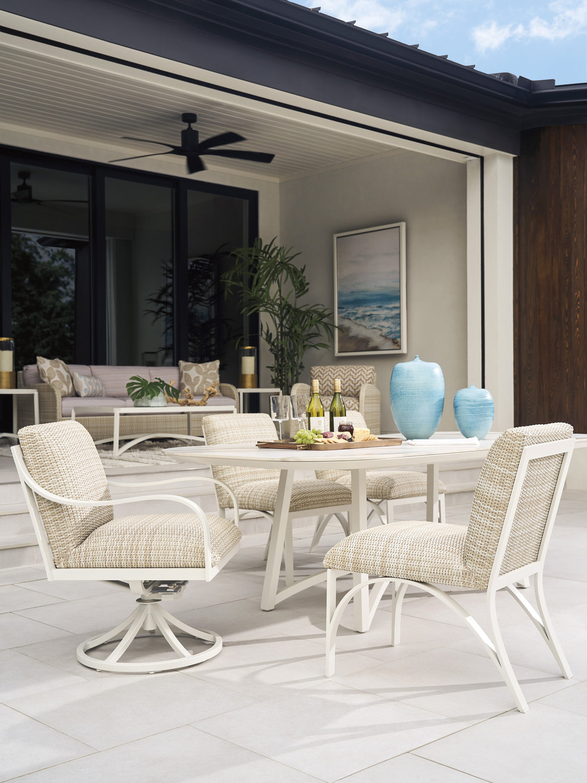 Tommy Bahama Outdoor Sand Dune Side Dining Chair — View 4