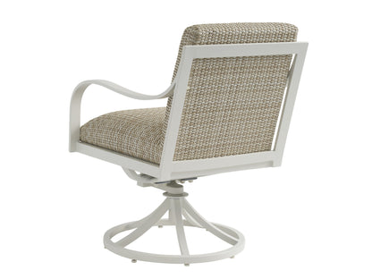 Tommy Bahama Outdoor Sand Dune Swivel Rocker Dining Chair — View 4