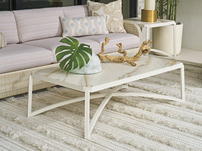 Tommy Bahama Outdoor Sand Dune Rectangular Cocktail Table — View 2