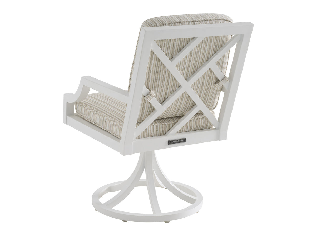 Tommy Bahama Outdoor Island Classic Swivel Rocker Arm Chair — View 4