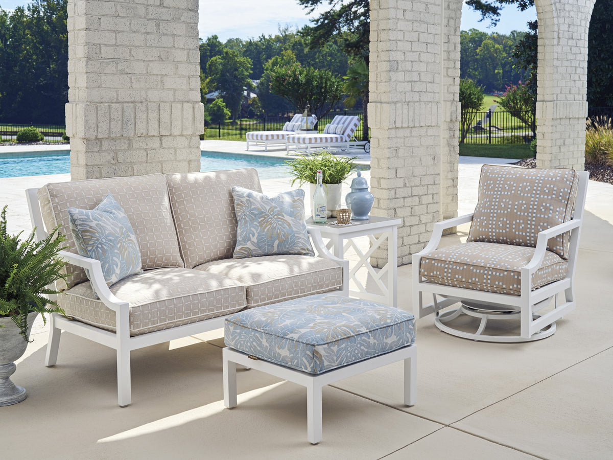 Tommy Bahama Outdoor Island Classic Ottoman — View 3