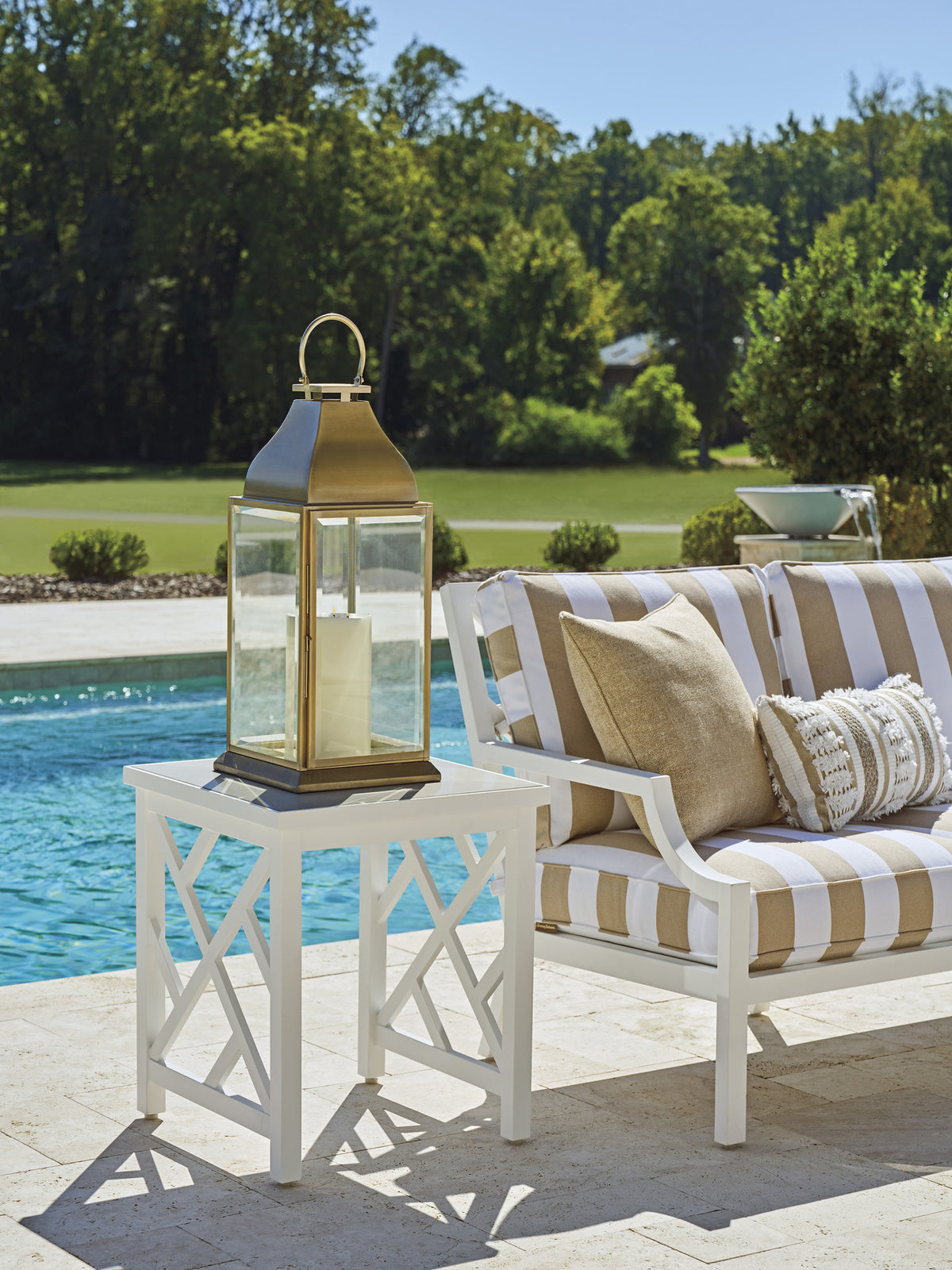 Tommy Bahama Outdoor Island Classic Square End Table — View 2