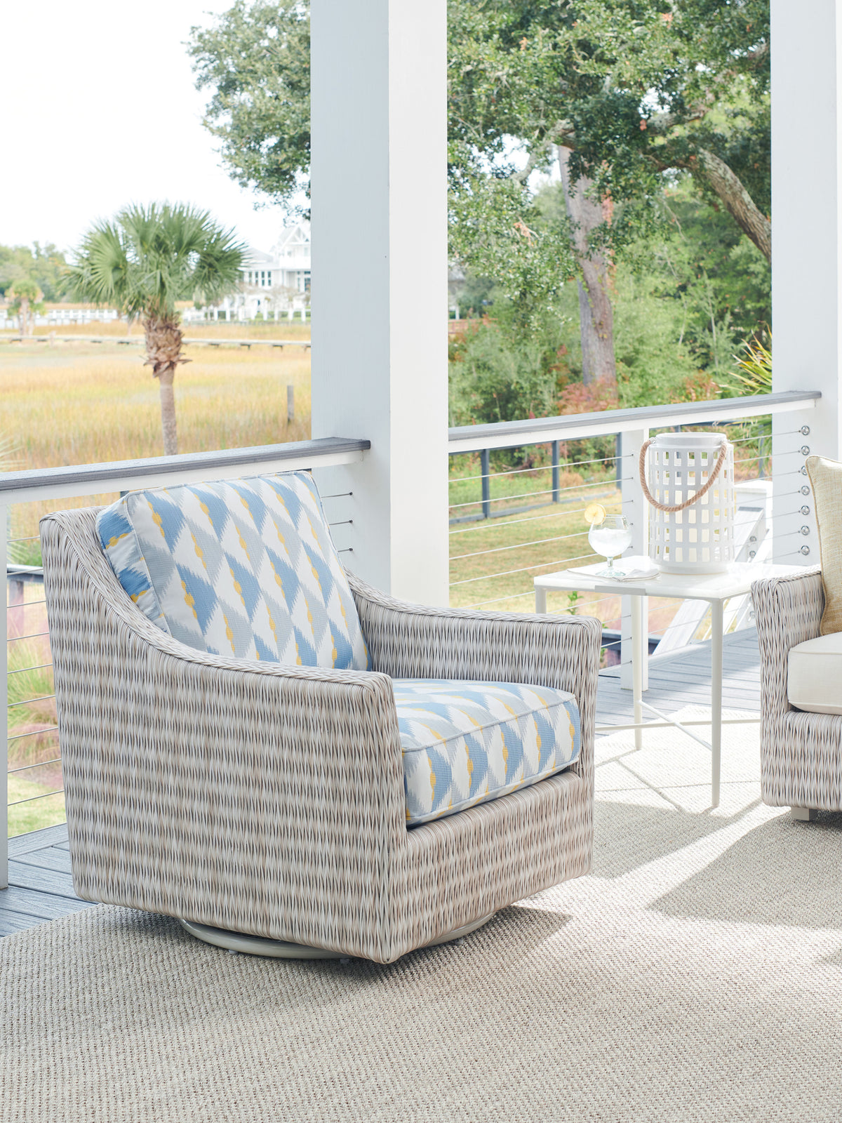 Tommy Bahama Outdoor Seabrook End Table — View 3
