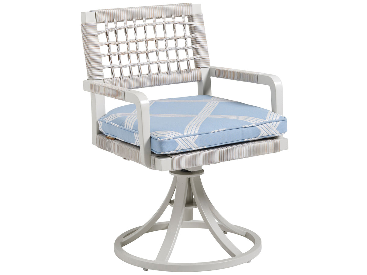 Tommy Bahama Outdoor Seabrook Swivel Rocker Dining Chair