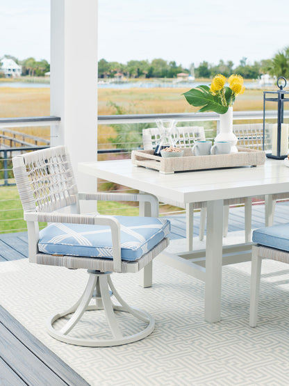 Tommy Bahama Outdoor Seabrook Swivel Rocker Dining Chair — View 2