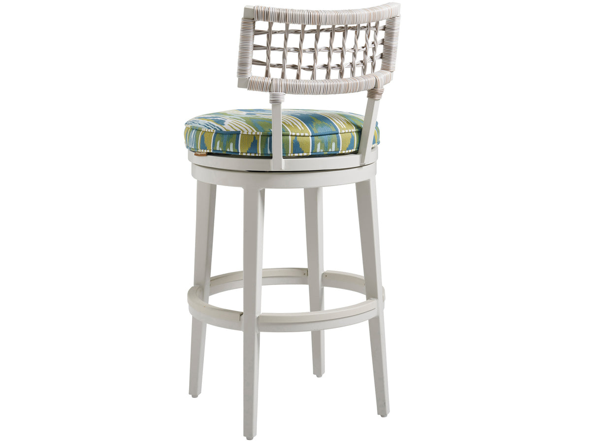 Tommy Bahama Outdoor Seabrook Swivel Bar Stool — View 3