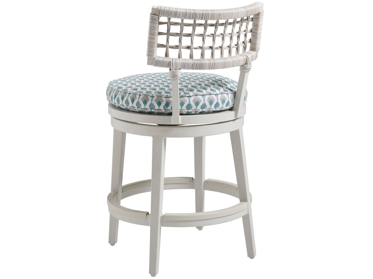 Tommy Bahama Outdoor Seabrook Swivel Counter Stool — View 4