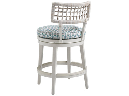 Tommy Bahama Outdoor Seabrook Swivel Counter Stool — View 4