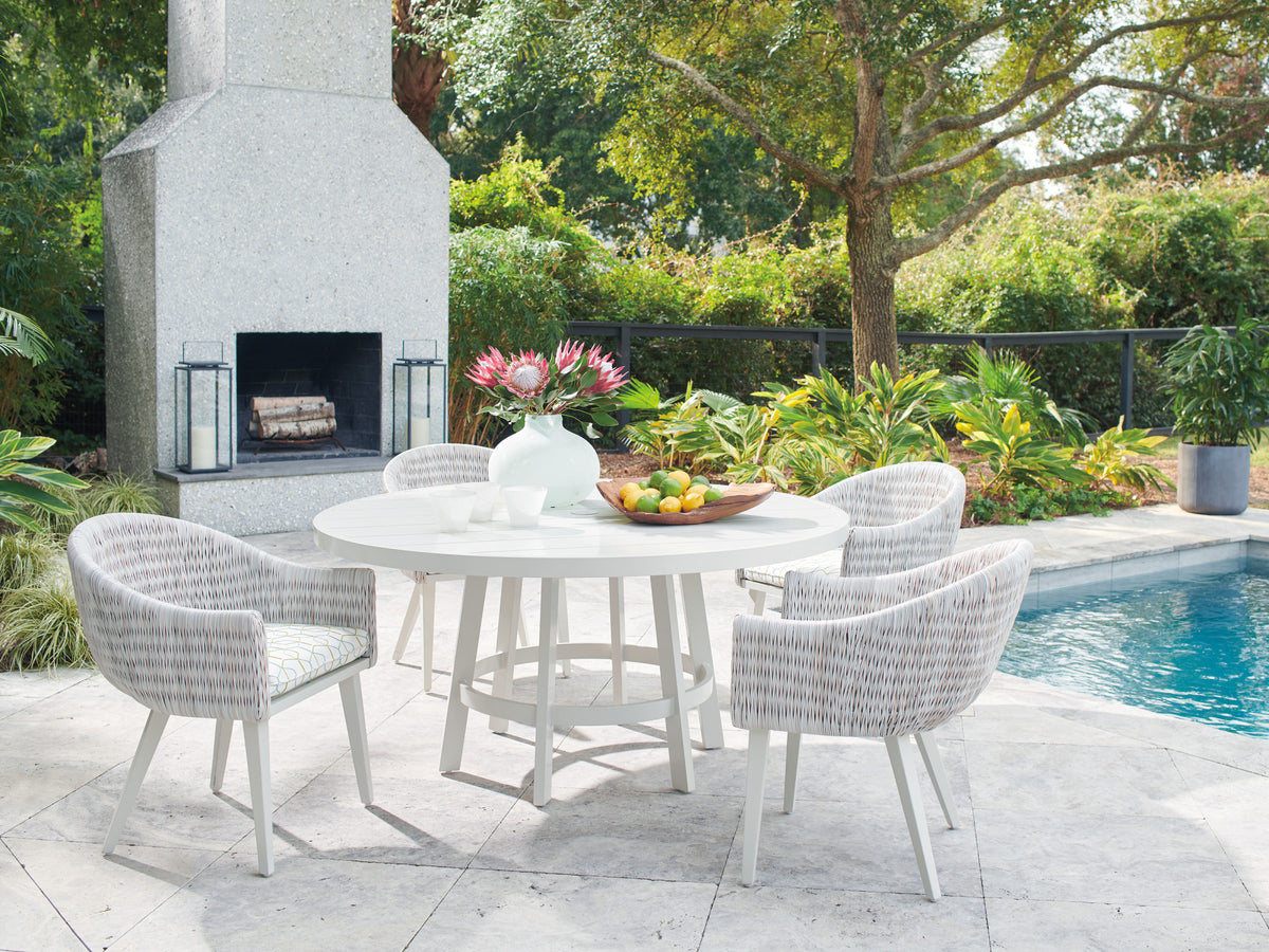 Tommy Bahama Outdoor Seabrook Round Dining Table — View 2