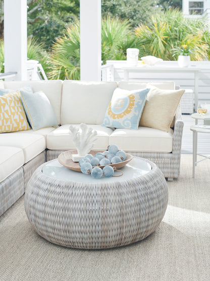 Tommy Bahama Outdoor Seabrook Round Cocktail Table — View 2
