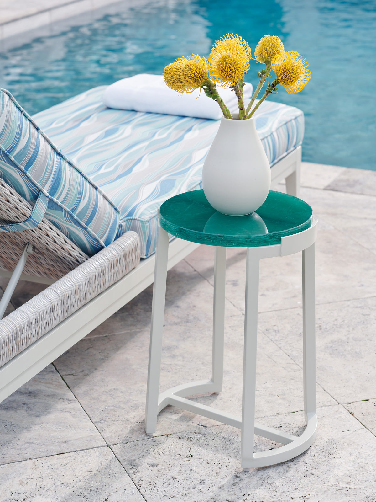 Tommy Bahama Outdoor Seabrook Accent Table — View 2