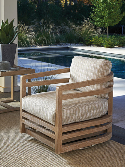 Tommy Bahama Outdoor Stillwater Cove Swivel Lounge Chair — View 4