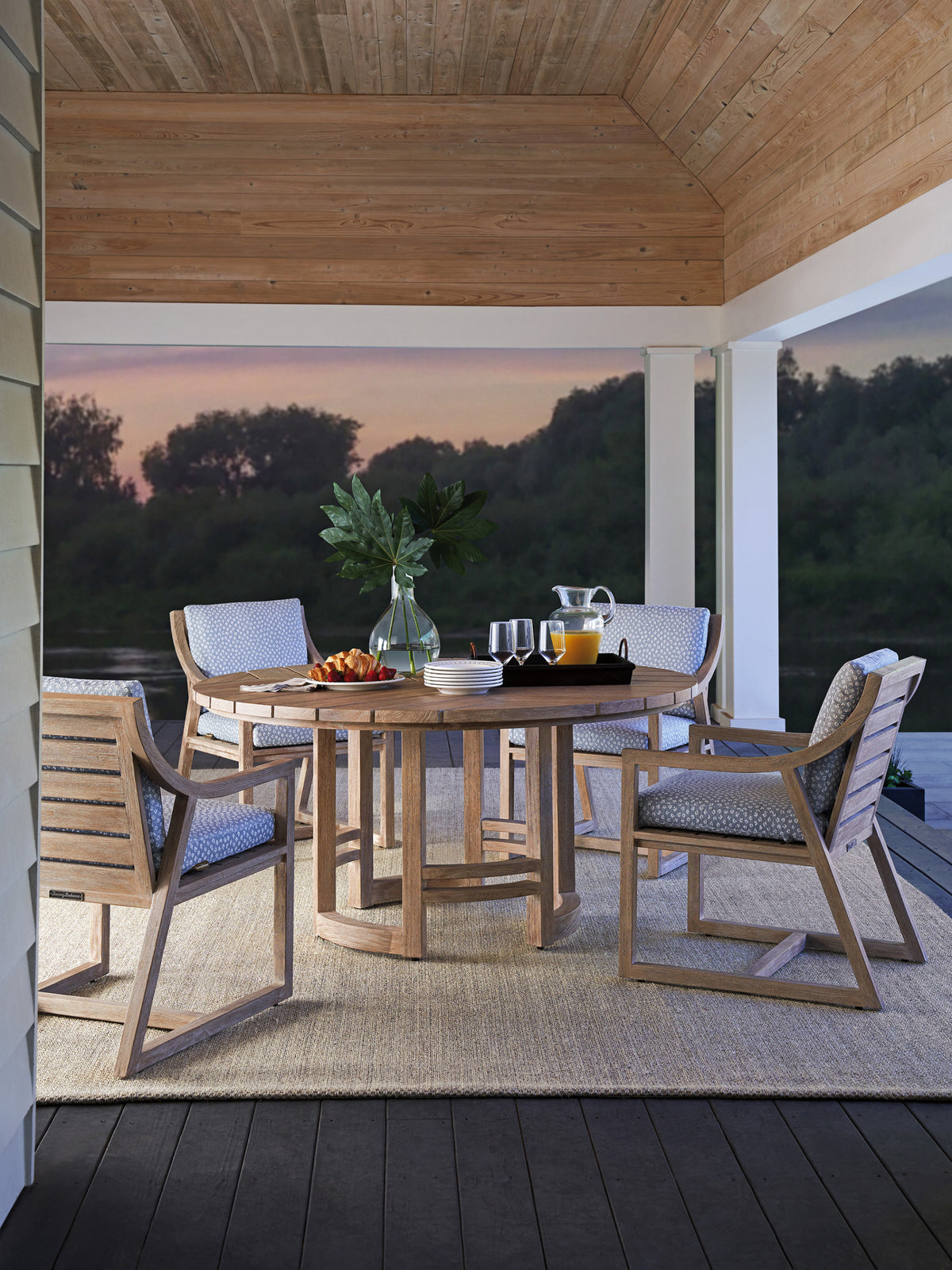 Tommy Bahama Outdoor Stillwater Cove Round Dining Table — View 3