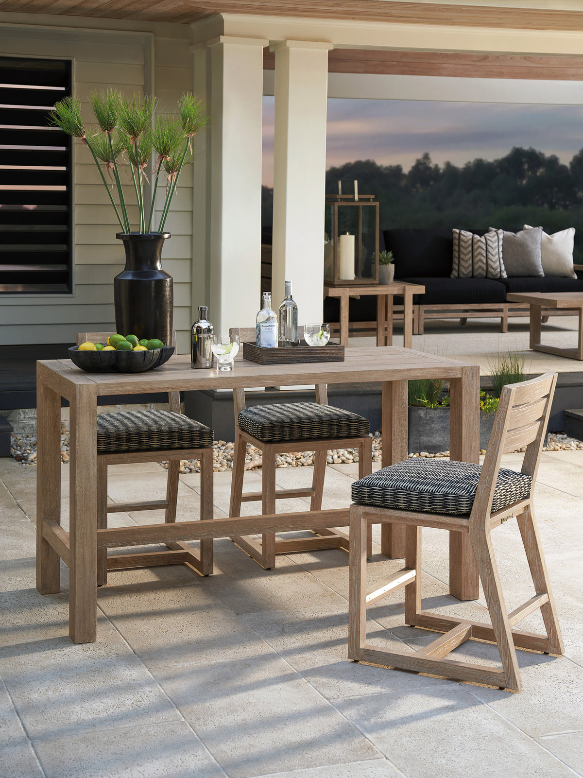 Tommy Bahama Outdoor Stillwater Cove Counter Stool — View 3