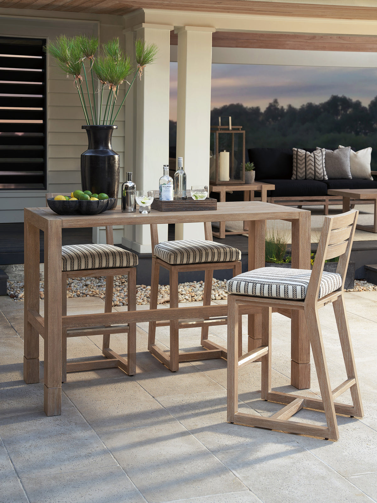 Tommy Bahama Outdoor Stillwater Cove High/Low Bistro Table — View 2