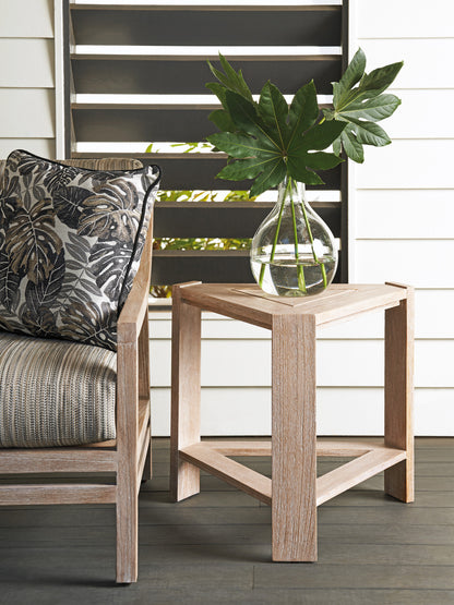 Tommy Bahama Outdoor Stillwater Cove Triangular End Table — View 2