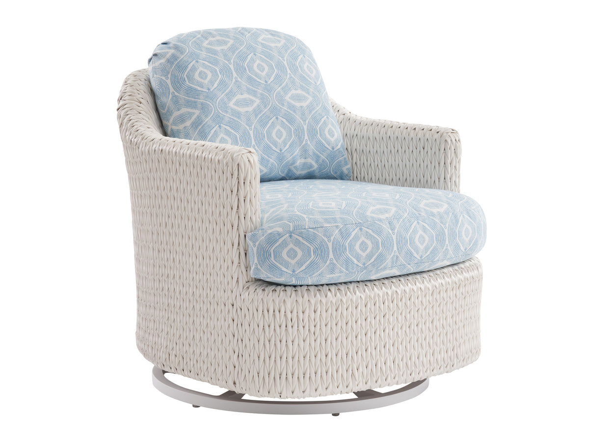 Tommy Bahama Outdoor Ocean Breeze Promenade Occasional Swivel Chair