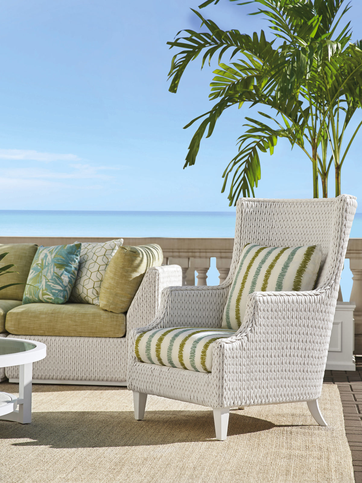 Tommy Bahama Outdoor Ocean Breeze Promenade Wing Chair — View 2