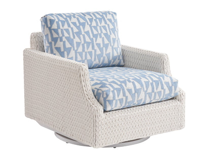 Tommy Bahama Outdoor Ocean Breeze Promenade Swivel Glider Lounge Chair