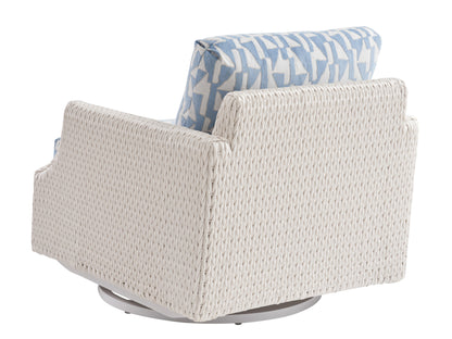 Tommy Bahama Outdoor Ocean Breeze Promenade Swivel Glider Lounge Chair — View 3