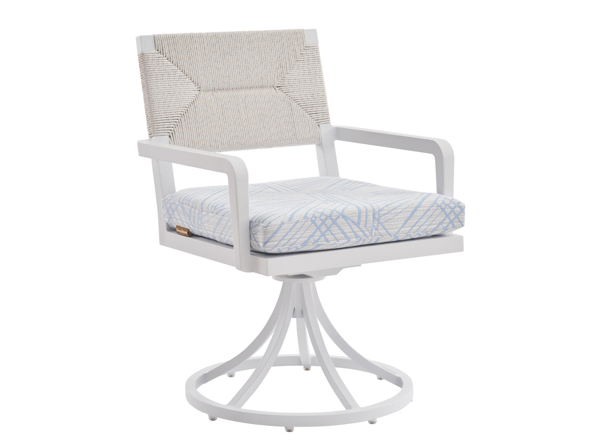 Tommy Bahama Outdoor Ocean Breeze Promenade Swivel Rocker Arm Chair