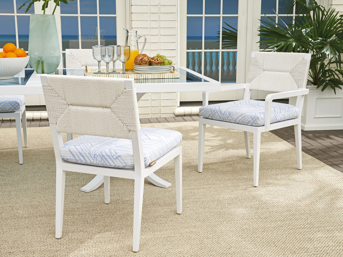 Tommy Bahama Outdoor Ocean Breeze Promenade Arm Dining Chair — View 2