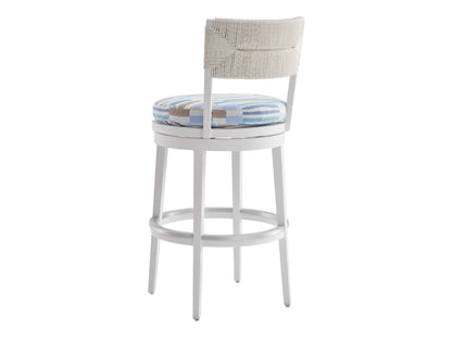 Tommy Bahama Outdoor Ocean Breeze Promenade Swivel Bar Stool — View 4