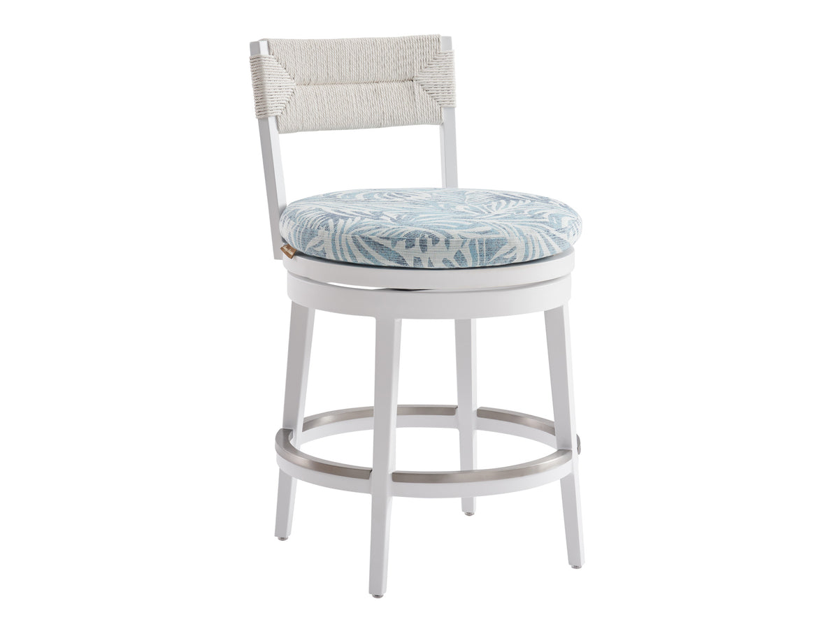 Tommy Bahama Outdoor Ocean Breeze Promenade Swivel Counter Stool