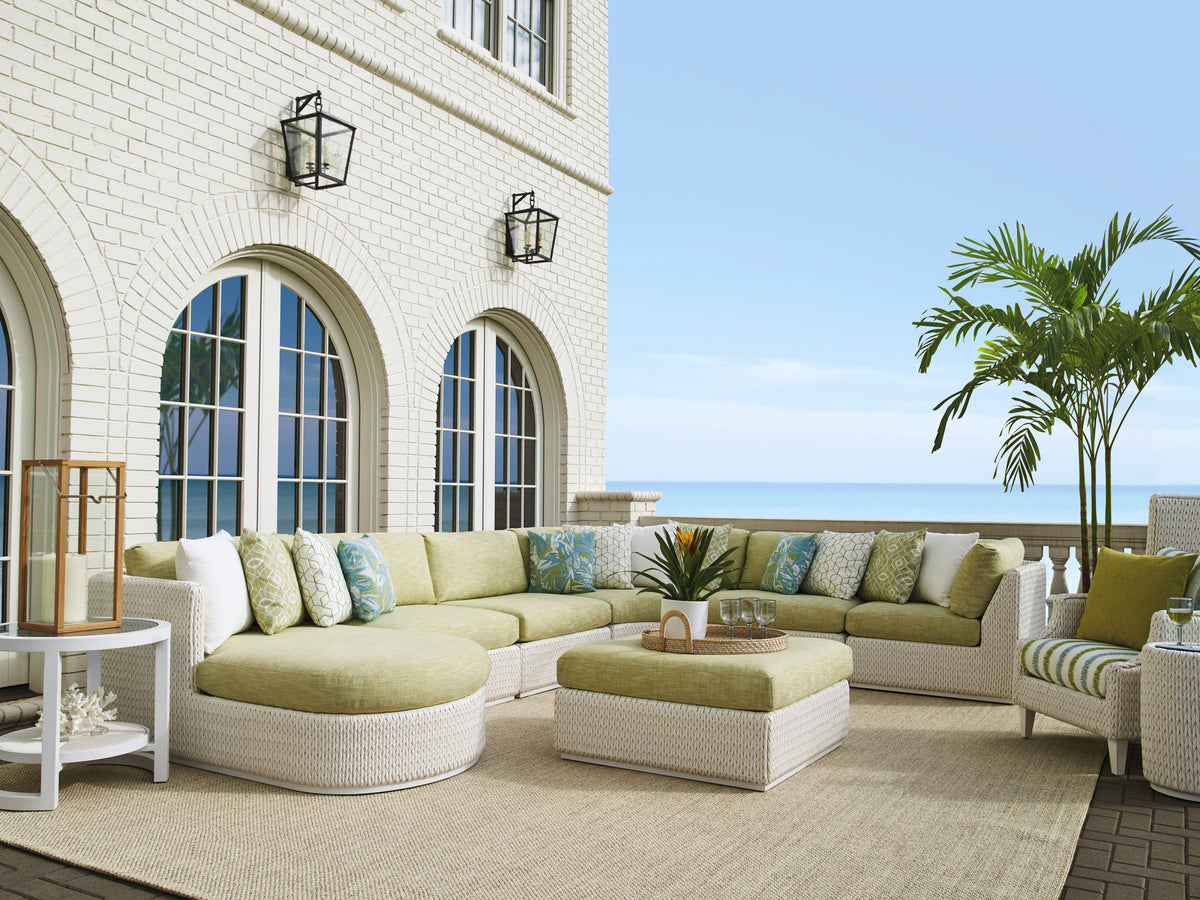 Tommy Bahama Outdoor Ocean Breeze Promenade Ottoman — View 2