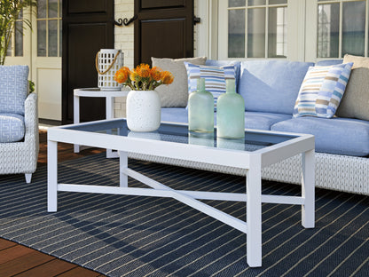 Tommy Bahama Outdoor Ocean Breeze Promenade Rectangular Cocktail Table — View 2