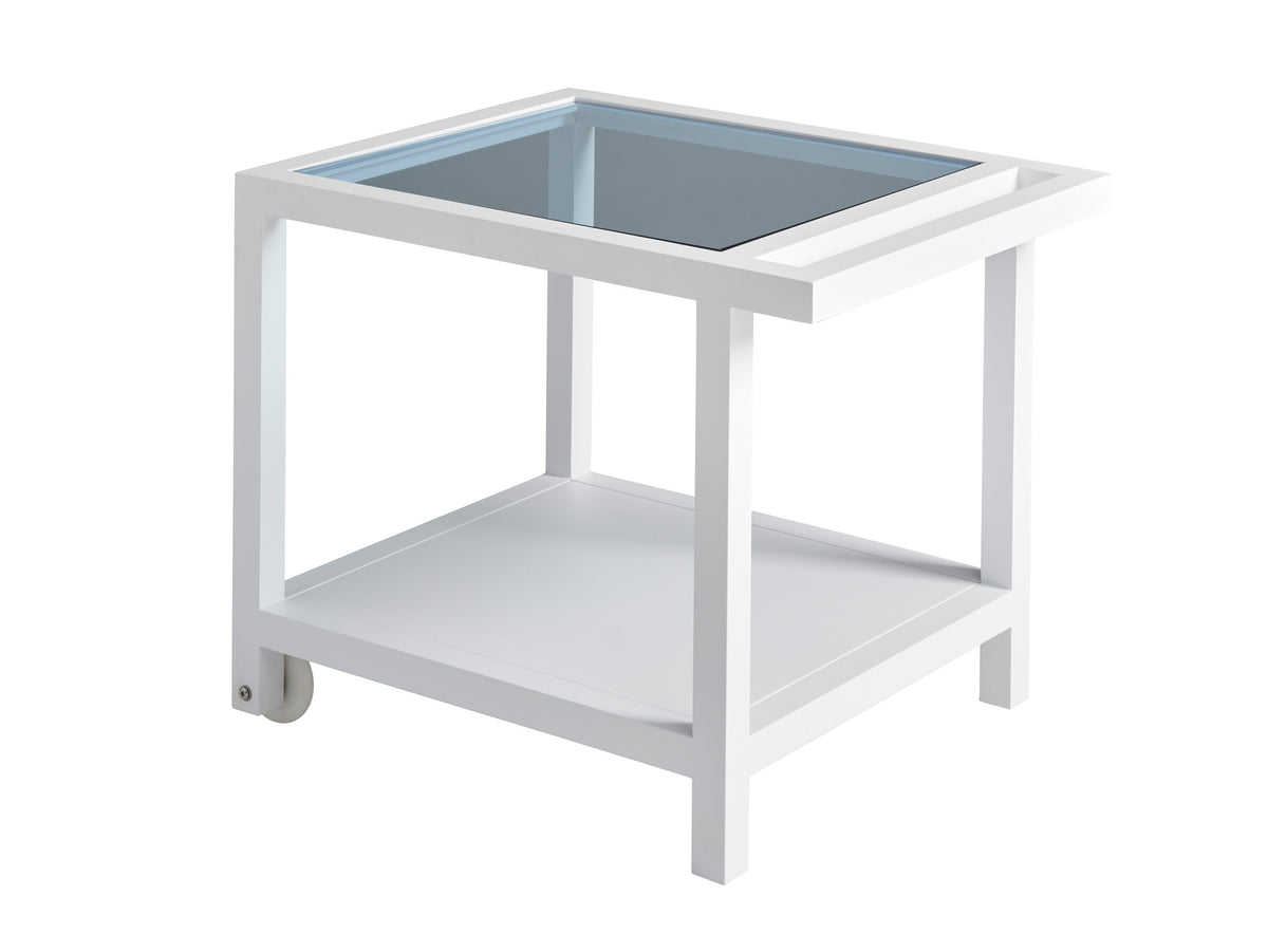 Tommy Bahama Outdoor Ocean Breeze Promenade Serving End Table — View 4
