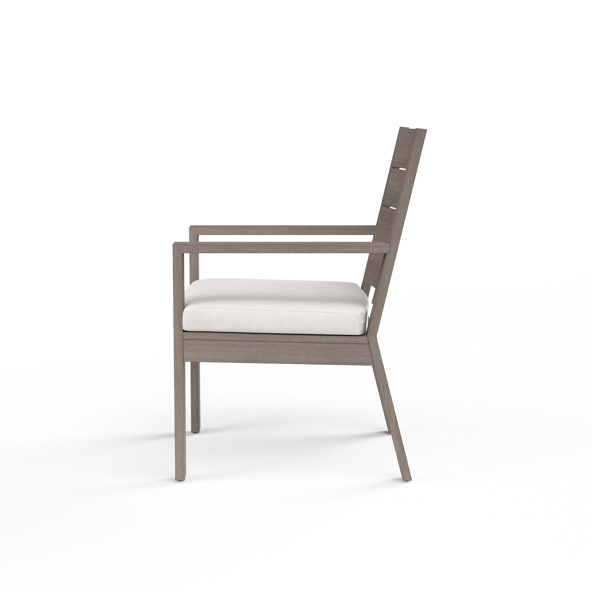 Sunset West Laguna Dining Chair in Canvas Flax, No Welt — View 3