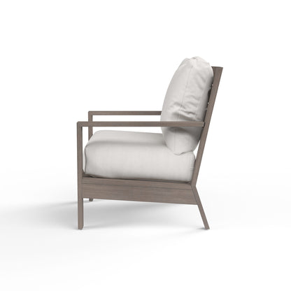 Sunset West Laguna Club Chair in Canvas Flax, No Welt — View 6