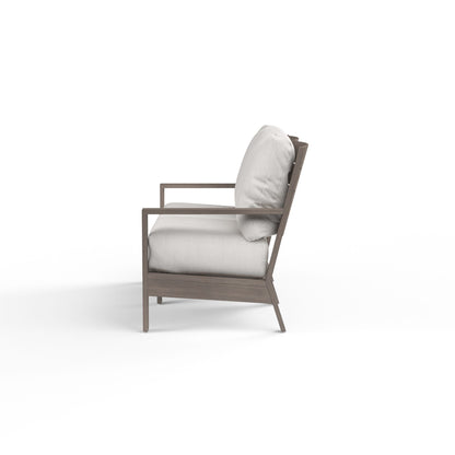 Sunset West Laguna Loveseat in Canvas Flax, No Welt — View 3